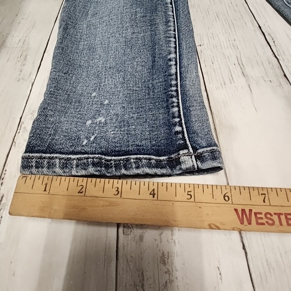 Judy Blue Boyfriend Fit Jeans - Ripped Ultra Distressed Stretchy Size 7/28 - Picture 14 of 15